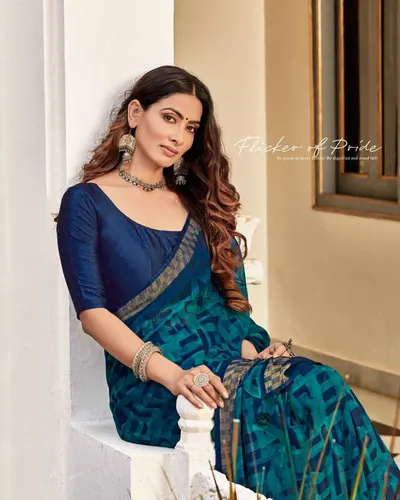 Designer Printed Saree, wholesale sarees at Sumeet Wholesale Raipur