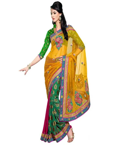 Chiffon Saree, wholesale sarees at Sumeet Wholesale Raipur